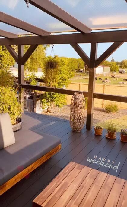Pool, Sauna Und Blick Ins Gruene Wittenberg Luaran gambar